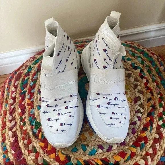 Champion  Rally Pro Script White Shoes Sneakers - Picture 1 of 7